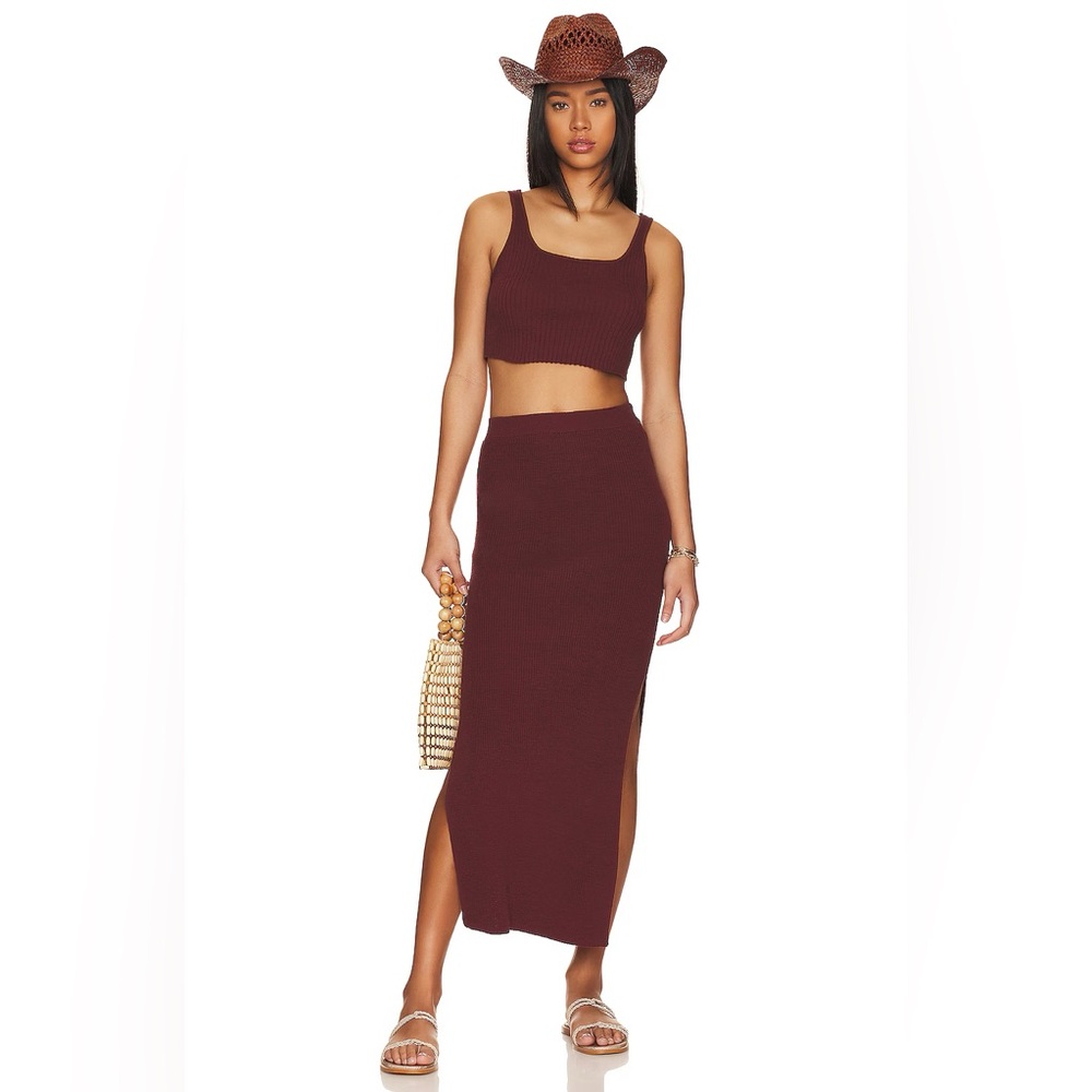 Free People Encinitas Set in Cinnamon Brown